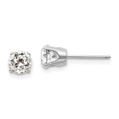 14k-white-gold-5mm-white-topaz-stud-earrings-SolomonJeweler-Wichita-KS-CustomJewelry