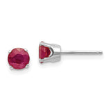 14k-white-gold-5mm-ruby-stud-earrings-SolomonJeweler-Wichita-KS-CustomJewelry