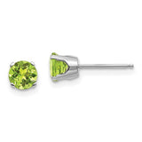 14k-white-gold-5mm-peridot-stud-earrings-SolomonJeweler-Wichita-KS-CustomJewelry