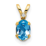 14k-diamond-blue-topaz-birthstone-pendant-SolomonJeweler-Wichita-KS-CustomJewelry