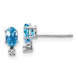 14k-white-gold-diamond-and-blue-topaz-birthstone-earrings-SolomonJeweler-Wichita-KS-CustomJewelry