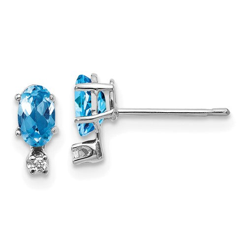 14k-white-gold-diamond-and-blue-topaz-birthstone-earrings-SolomonJeweler-Wichita-KS-CustomJewelry