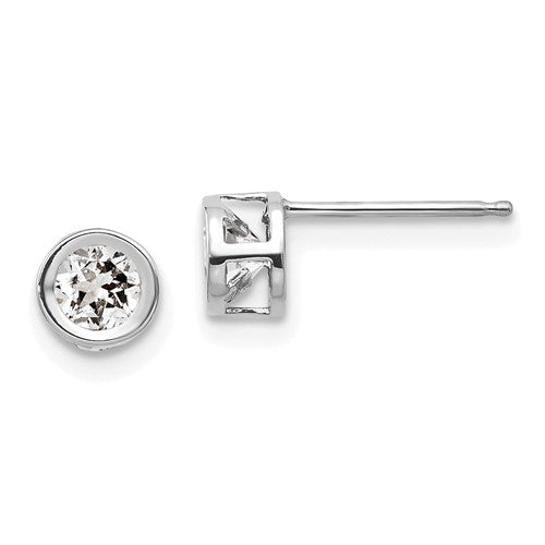 14k-white-gold-4mm-bezel-april-white-topaz-post-earrings-SolomonJeweler-Wichita-KS-CustomJewelry