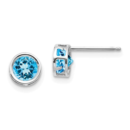 14k-white-gold-5mm-bezel-blue-topaz-stud-earrings-SolomonJeweler-Wichita-KS-CustomJewelry