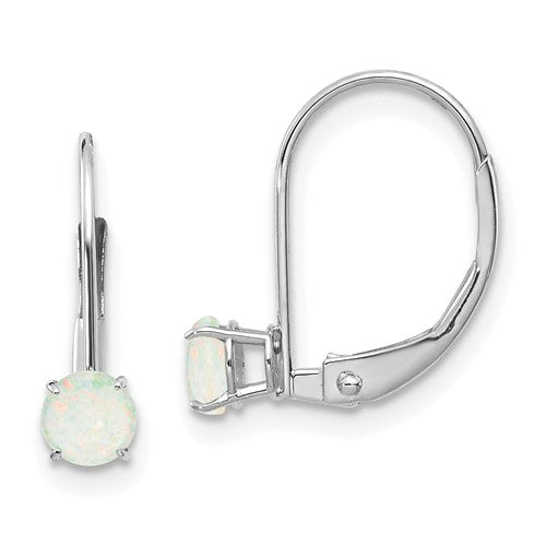 14k-white-gold-4mm-round-october-opal-leverback-earrings-SolomonJeweler-Wichita-KS-CustomJewelry