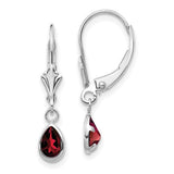 14k-6x4mm-white-gold-garnet-january-earrings-SolomonJeweler-Wichita-KS-CustomJewelry