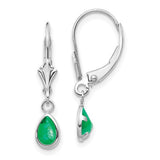 14k-white-gold-6x4mm-emerald-may-earrings-SolomonJeweler-Wichita-KS-CustomJewelry