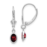 14k-white-gold-6x4-oval-garnet-january-earrings-SolomonJeweler-Wichita-KS-CustomJewelry