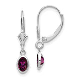 14k-white-gold-6x4-oval-bezel-june-rhodolite-leverback-earrings-SolomonJeweler-Wichita-KS-CustomJewelry
