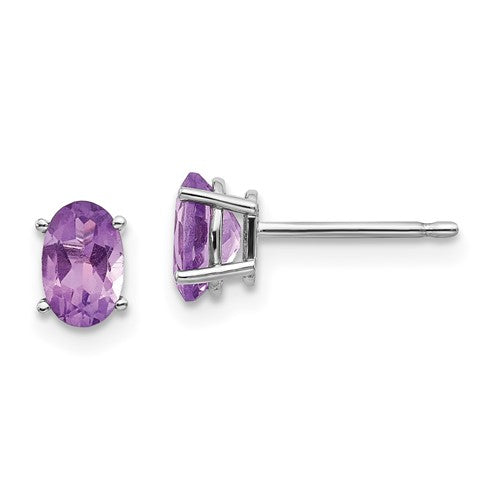 14k-white-gold-6x4-oval-february-amethyst-post-earrings-SolomonJeweler-Wichita-KS-CustomJewelry