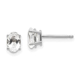 14k-white-gold-6x4-oval-april-white-topaz-post-earrings-SolomonJeweler-Wichita-KS-CustomJewelry
