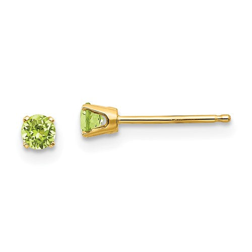 14k-3mm-august-peridot-post-earrings-SolomonJeweler-Wichita-KS-CustomJewelry