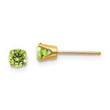 14k-4mm-august-peridot-post-earrings-SolomonJeweler-Wichita-KS-CustomJewelry