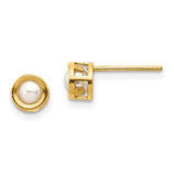 14k-4mm-bezel-june-fw-cultured-pearl-post-earrings-SolomonJeweler-Wichita-KS-CustomJewelry