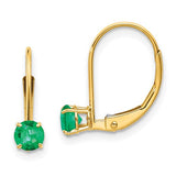 14k-4mm-round-may-emerald-leverback-earrings-SolomonJeweler-Wichita-KS-CustomJewelry
