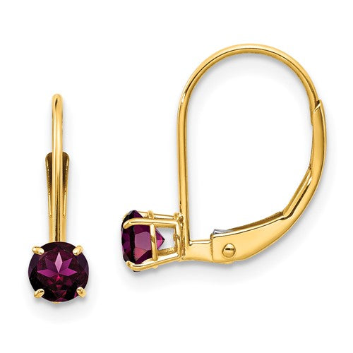 14k-4mm-round-june-rhodolite-leverback-earrings-SolomonJeweler-Wichita-KS-CustomJewelry