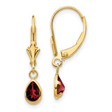 14k-6x4mm-garnet-january-earrings-SolomonJeweler-Wichita-KS-CustomJewelry