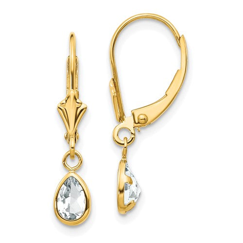 14k-6x4mm-april-white-topaz-earrings-SolomonJeweler-Wichita-KS-CustomJewelry