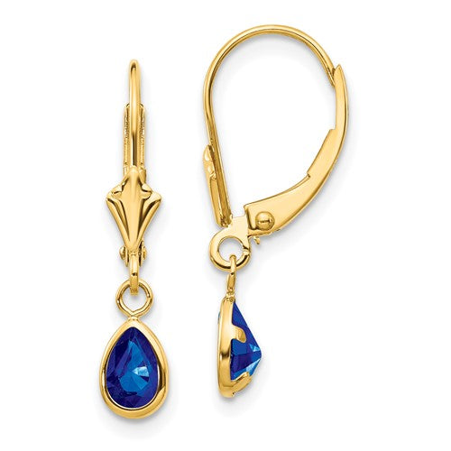 14k-6x4mm-september-sapphire-earrings-SolomonJeweler-Wichita-KS-CustomJewelry