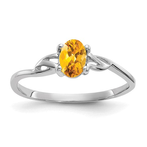 14k-white-gold-citrine-birthstone-ring-SolomonJeweler-Wichita-KS-CustomJewelry
