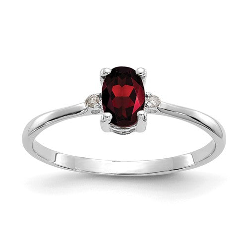 14k-white-gold-diamond-garnet-birthstone-ring-SolomonJeweler-Wichita-KS-CustomJewelry