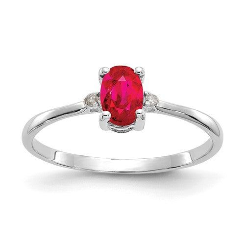 14k-white-gold-diamond-ruby-birthstone-ring-SolomonJeweler-Wichita-KS-CustomJewelry