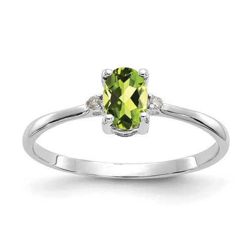 14k-white-gold-diamond-peridot-birthstone-ring-SolomonJeweler-Wichita-KS-CustomJewelry