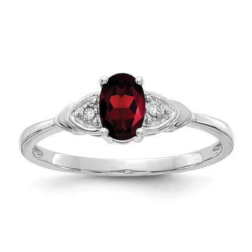14k-white-gold-garnet-and-diamond-ring-SolomonJeweler-Wichita-KS-CustomJewelry