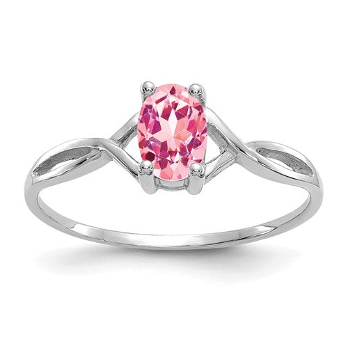 14k-white-gold-pink-tourmaline-birthstone-ring-SolomonJeweler-Wichita-KS-CustomJewelry