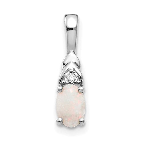 14k-white-gold-opal-and-diamond-pendant-SolomonJeweler-Wichita-KS-CustomJewelry