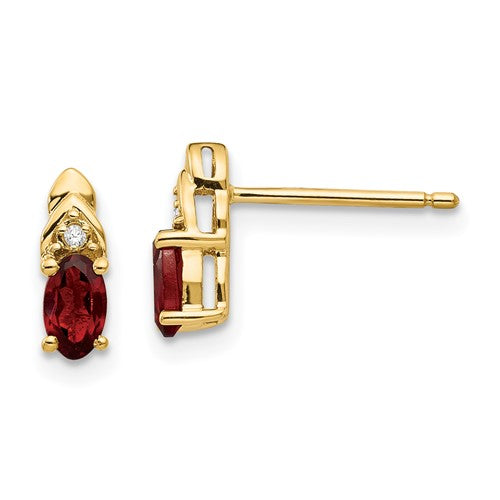 14k-garnet-and-diamond-earrings-SolomonJeweler-Wichita-KS-CustomJewelry