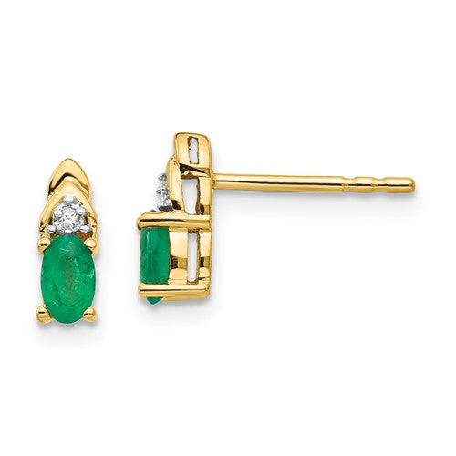 14k-emerald-and-diamond-earrings-SolomonJeweler-Wichita-KS-CustomJewelry