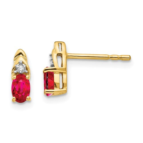 14k-ruby-and-diamond-earrings-SolomonJeweler-Wichita-KS-CustomJewelry