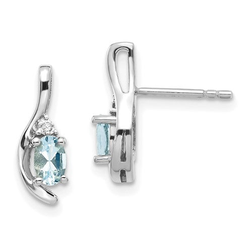 14k-white-gold-aquamarine-and-diamond-post-earrings-SolomonJeweler-Wichita-KS-CustomJewelry