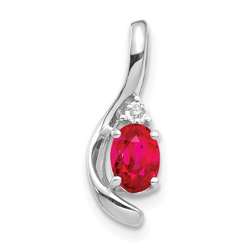 14k-white-gold-ruby-and-diamond-pendant-SolomonJeweler-Wichita-KS-CustomJewelry