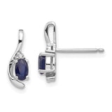 14k-white-gold-sapphire-and-diamond-post-earrings-SolomonJeweler-Wichita-KS-CustomJewelry