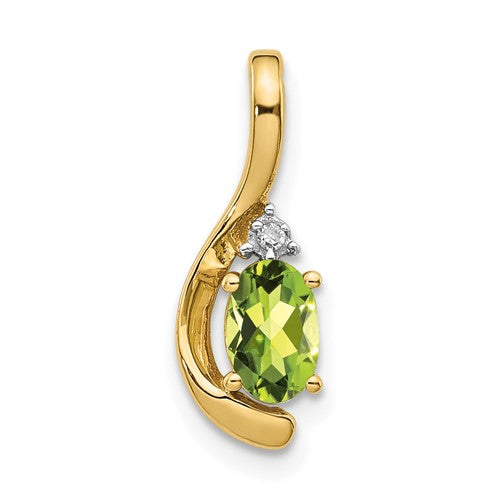 14k-peridot-and-diamond-pendant-SolomonJeweler-Wichita-KS-CustomJewelry