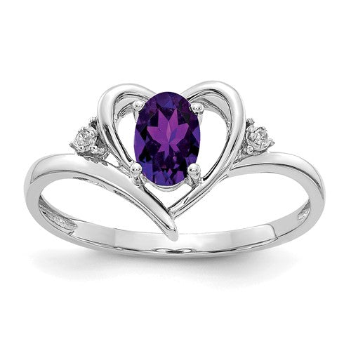 14k-white-gold-amethyst-and-diamond-heart-ring-SolomonJeweler-Wichita-KS-CustomJewelry