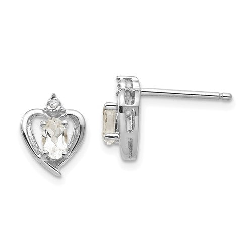 14k-white-gold-white-topaz-and-diamond-heart-post-earrings-SolomonJeweler-Wichita-KS-CustomJewelry