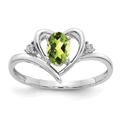 14k-white-gold-peridot-and-diamond-heart-ring-SolomonJeweler-Wichita-KS-CustomJewelry