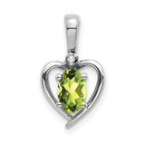 14k-white-gold-peridot-and-diamond-heart-pendant-SolomonJeweler-Wichita-KS-CustomJewelry