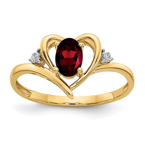 14k-garnet-and-diamond-heart-ring-SolomonJeweler-Wichita-KS-CustomJewelry