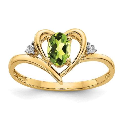 14k-peridot-and-diamond-heart-ring-SolomonJeweler-Wichita-KS-CustomJewelry