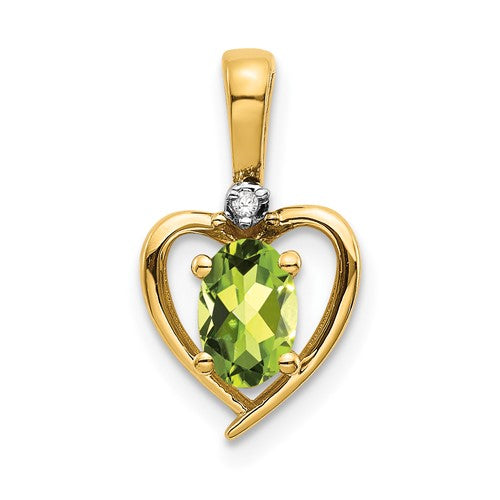 14k-peridot-and-diamond-heart-pendant-SolomonJeweler-Wichita-KS-CustomJewelry