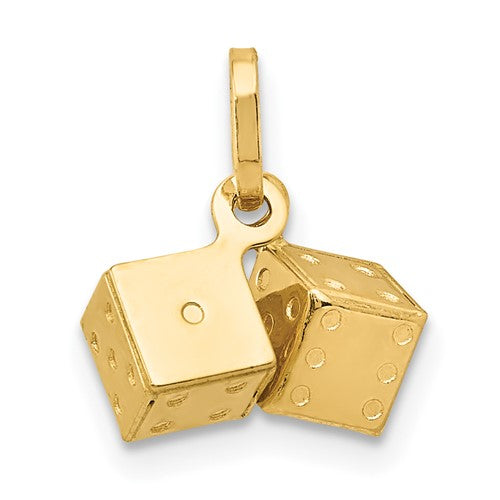 14k-3d-dice-charm-SolomonJeweler-Wichita-KS-CustomJewelry