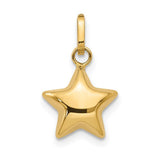 14k-3d-puffed-star-charm-SolomonJeweler-Wichita-KS-CustomJewelry