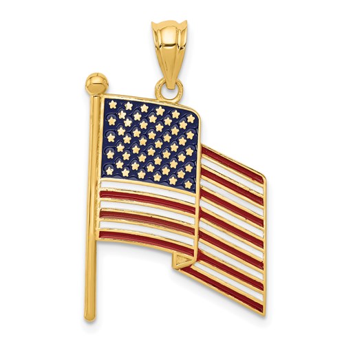 14k-enameled-flag-pendant-SolomonJeweler-Wichita-KS-CustomJewelry