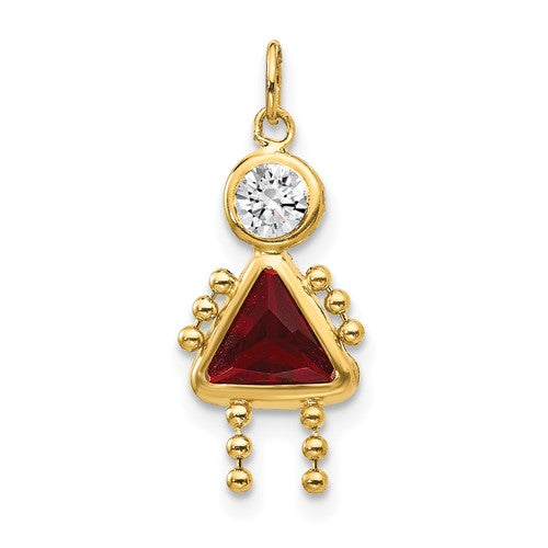 14ky-january-girl-birthstone-charm-SolomonJeweler-Wichita-KS-CustomJewelry