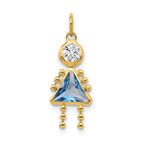 14k-march-girl-birthstone-charm-SolomonJeweler-Wichita-KS-CustomJewelry