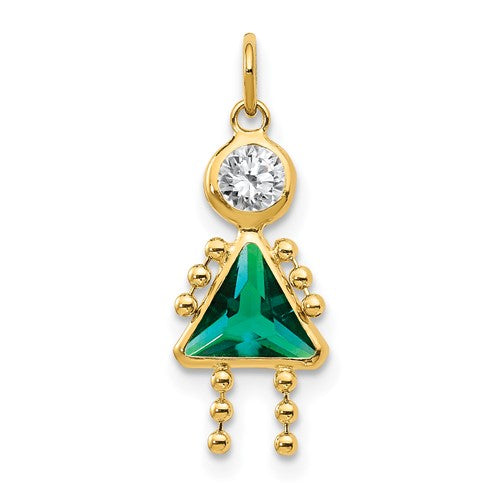 14k-may-girl-birthstone-charm-SolomonJeweler-Wichita-KS-CustomJewelry